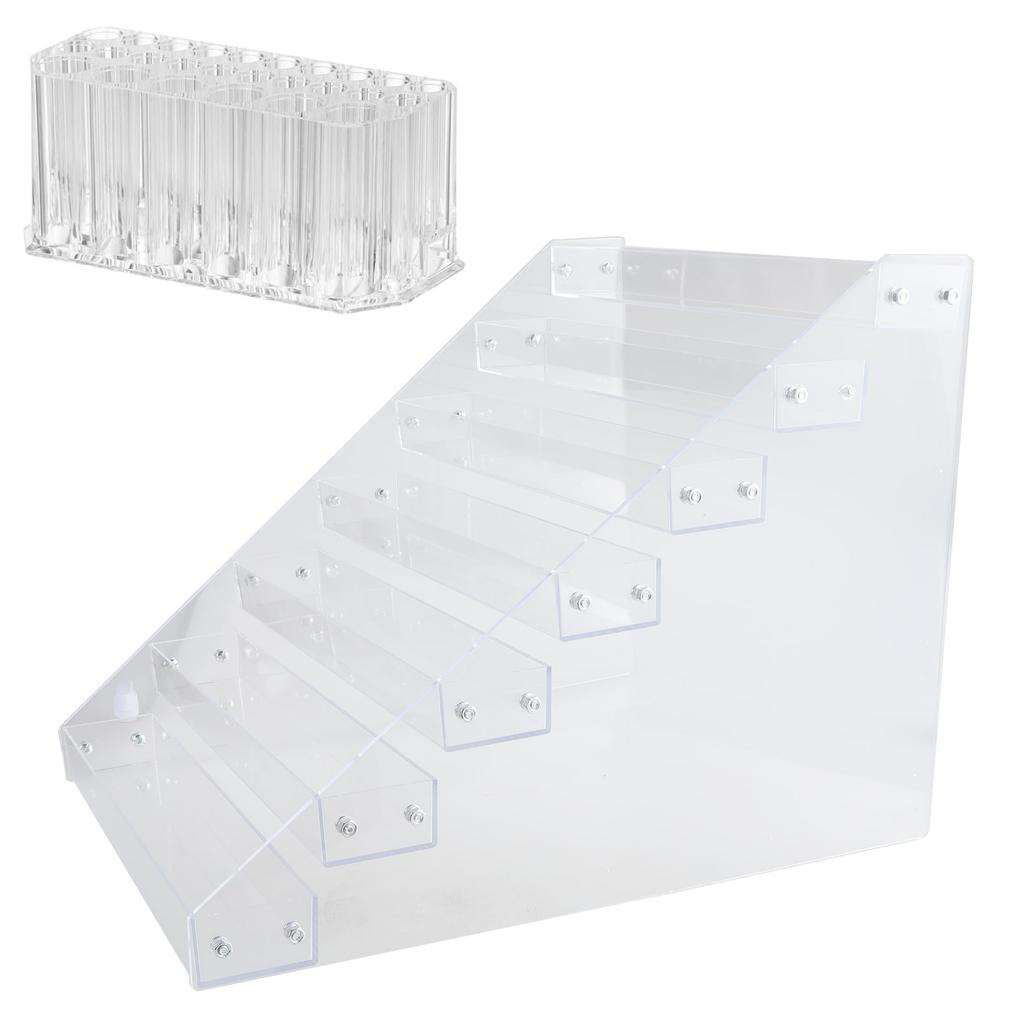 Acrylic Paint Storage Organizers Acrylic Paints and Brushes Organizers 7 Layer Stand for Efficient Tool Storage