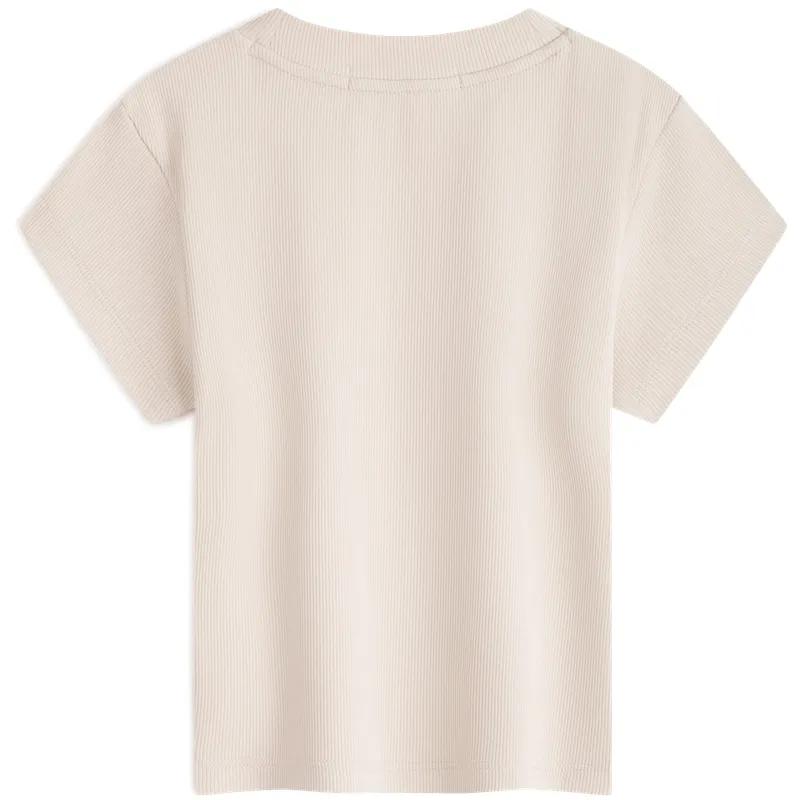 Calvin Klein Logo-patch Cropped T-shirt (Unisex) T-Shirts ZW02588