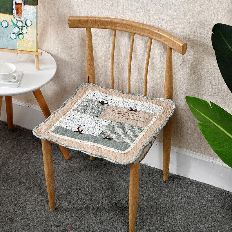 Подушка для стула с завязками, подушка для стула, фермерский дом, цветочное кухонное обеденное сиденье G