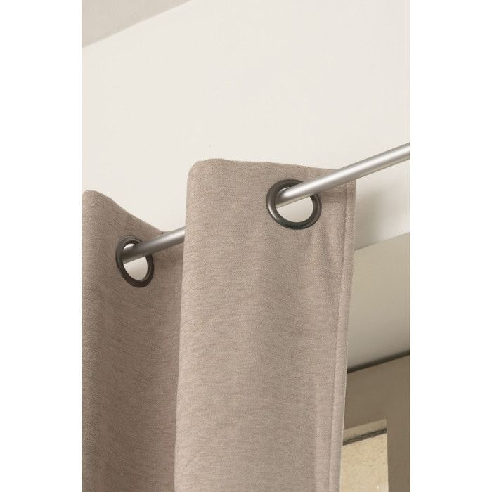 Lot de 2 rideaux occultant phoniques et thermiques chenille doublés polaire 140 x 240 cm "Osiris" Le fil d'Ariane