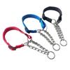 Nylon Dog Slip Pinch Collar Metal Dog Leash Necklace Practical Dog Training Collar  Training