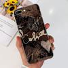 Для iPhone 7 8 7Plus 8 Plus Чехол для телефона iPhone SE 2020 Задняя крышка Мягкий ТПУ Прозрачный Силиконовый Бампер Цветок Бабочка Чехол Сумка