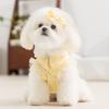 Dog Clothes Spring and Summer Princess Wind Quiet Pastoral Vest Teddy Than Bear Small and Medium Dog Pet Clothes
