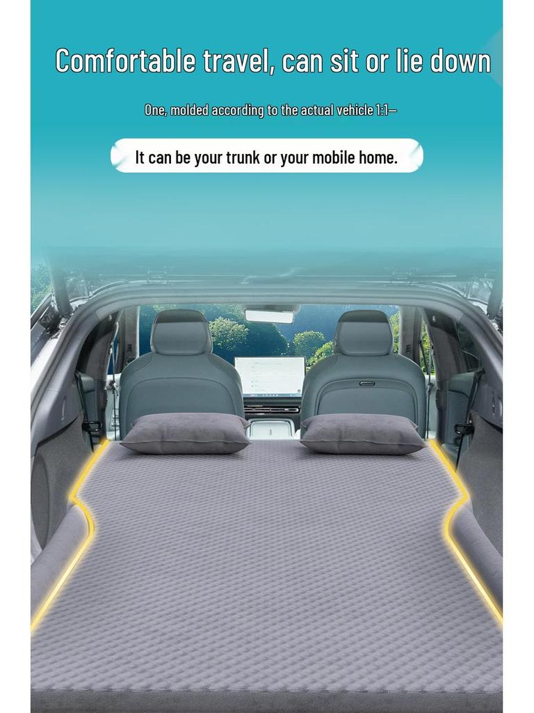 XPeng P7 Car Mattress Rear Seat Inflatable Sleeping Pad & Air Cushion Bed with Essential Items