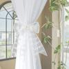 2Pcs/set Lace Bow-knot Curtain Strap Adjustable Window Curtain Buckles Creative Curtain Fixator