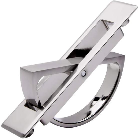 1 Pack Concealed Drawer Door Finger Insert Recessed Flush Pull Handle with Resin Back Cap, Silver