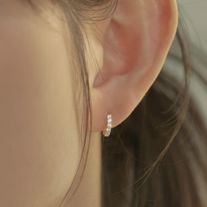 Wbl 14K Серьги-кольца с застежкой-щелчком
