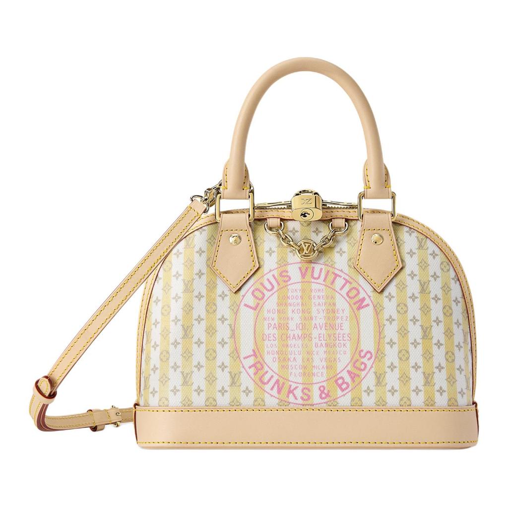 Louis Vuitton Сумка через плечо, сумка-кроссбоди, ручная сумка Alma BB из канвы с покрытием, маленькая женская, разноцветная M28672