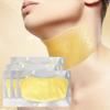 Collagen Neck Mask 24K Gold Anti Wrinkle Patches Firming Hydration Double Chin Reduction Skincare