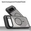Матовый противоударный чехол-щит для Google Pixel 9 10 Pro XL 9A 10A, с магнитом для беспроводной зарядки, мягкий ТПУ-каркас, пластиковая крышка для телефона