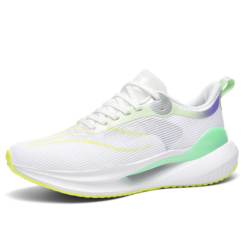 New Breathable Men's Running Shoes Fashion Sports Trendy Shoes Couple with the Same Casual Lightweight Versatile Shock Shoes