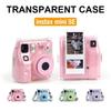 [Film Lab] Instax Mini SE Transparent Case Camera Protective Case with Strap and Stickers CAA61