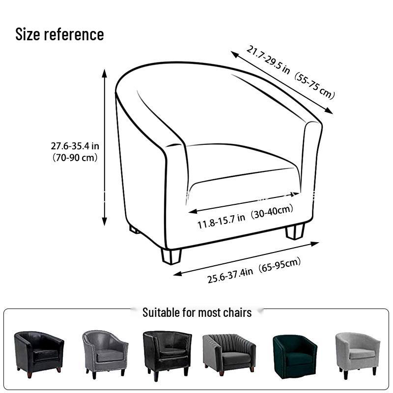 Одноместный чехол на диван из стрейч-бархата - Серебристая лиса