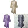 Pure Color Lace Womens Dress Twopiece Set With Long Skirt For Office Wear
