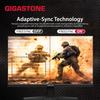 Free Replacement Gaming 165Hz Frameless Wide Viewing Ergonomic Angle AMD VESA Compatible Monitor Arm 3-Year WarrantyGIGASTONE 27-inch Monitor, IPS,