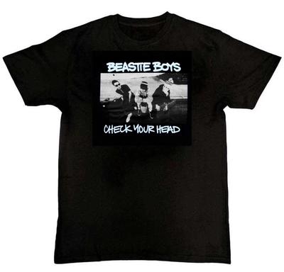 BEASTIE BOYS CHECK YOUR HEAD'92 панк Графический принт Мужская футболка