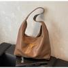 Casual Autumn and Winter Large-capacity Soft Pitot Bag New Trendy Fashion Versatile Single Shoulder Underarm Women's Bag