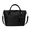 Popular casual texture niche design versatile handbag bag fashionable simple solid color commuter messenger women's bag