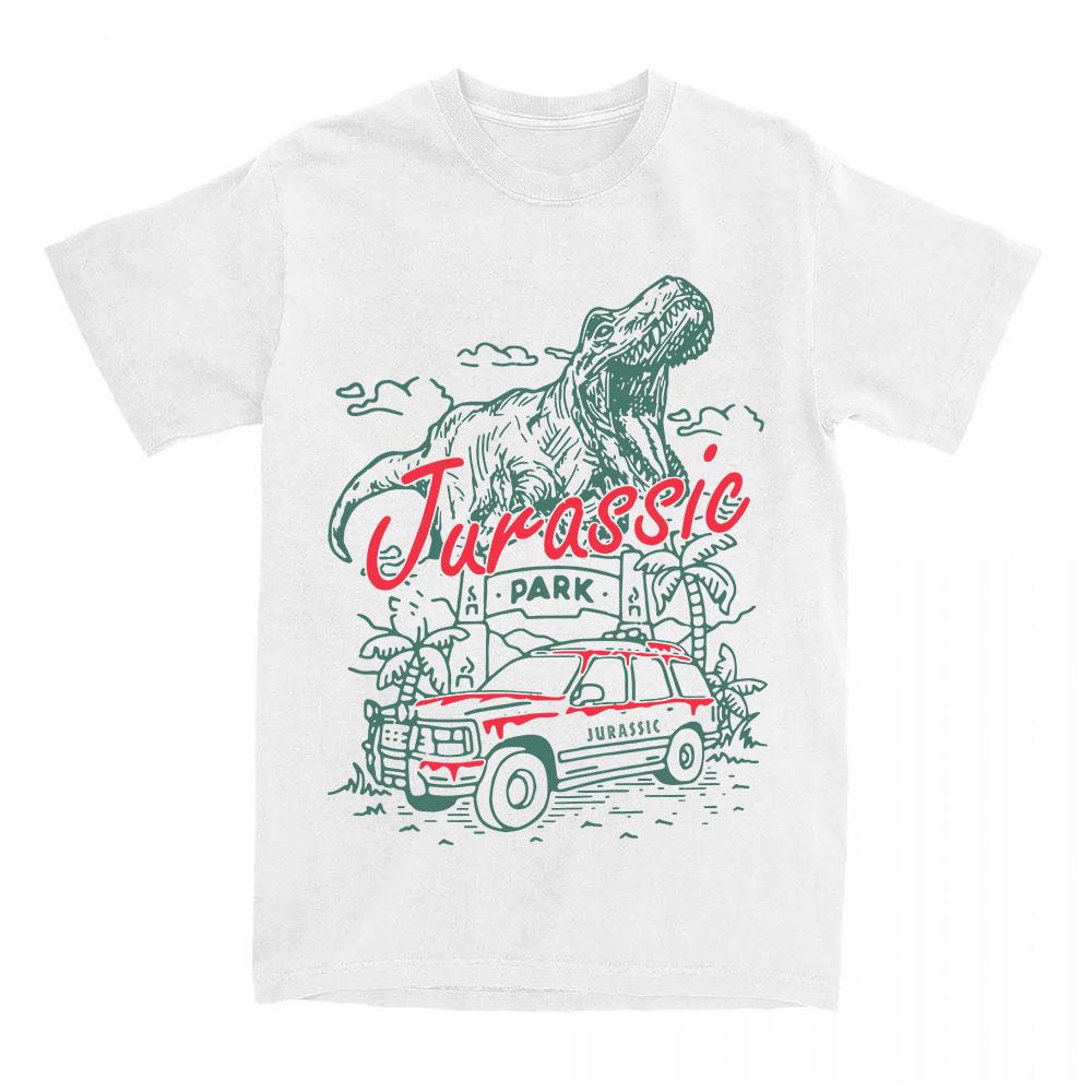 Jurassic World Rebirth T-shirt Cotton Summer Short Sleeve Tshirts Casual Loose Movie Printing T Shirt O-neck Soft Women Clothing
