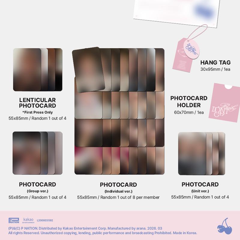 [ПРЕДЗАКАЗ] BABY DONT CRY – 1-й мини-альбом AFTER CRY (Розовый Вер. / Красная Вер.)