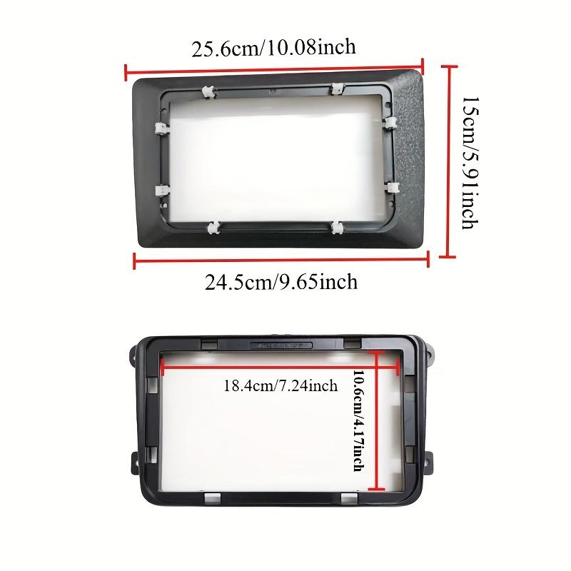 9/10 дюймов 2 DIN для Android головное устройство Рамка для автомагнитолы Комплект для VW для Skoda Seat Автомагнитола Приборная панель Фасция Ободок Лицевая панель