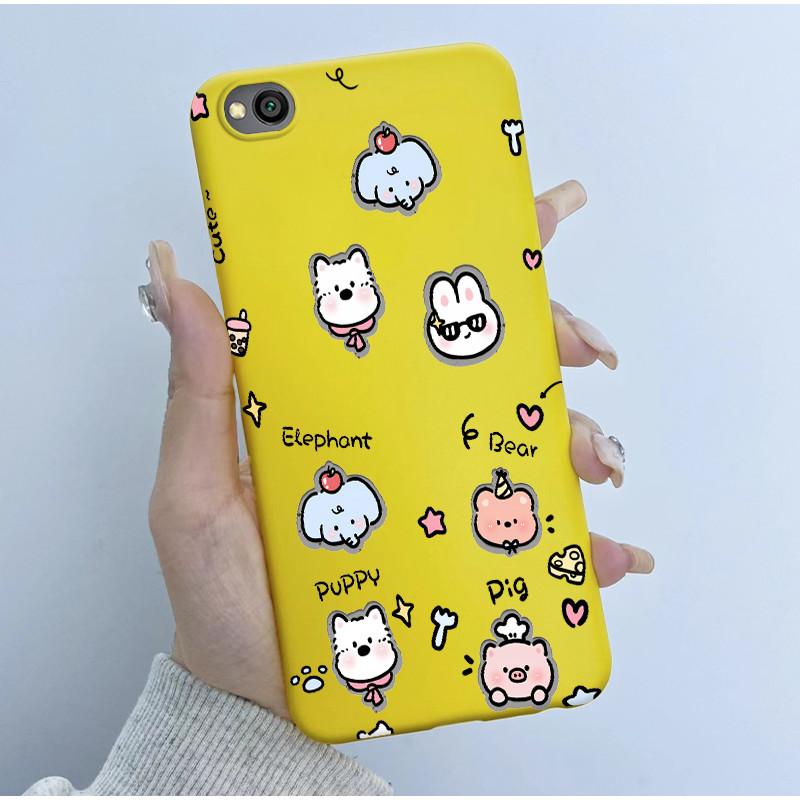 For Xiaomi Redmi Go M1903C3GG Case Fashion Colorful Design Soft Silicone Cover For Redmi Go 5.0" Bumper Matte Phone Case Coque