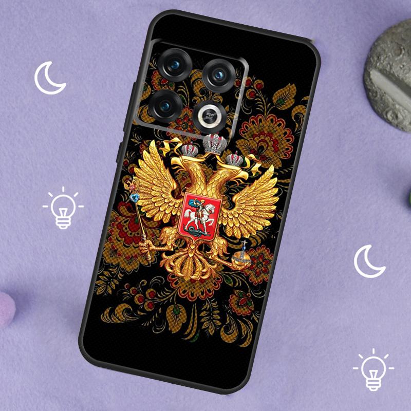 Флаг России национальный герб Для OnePlus 15 13 12 11 13R 12R 10R 13T 10T 8T Чехол Для OnePlus Nord 5 CE 3 2 4 Lite N20 N30