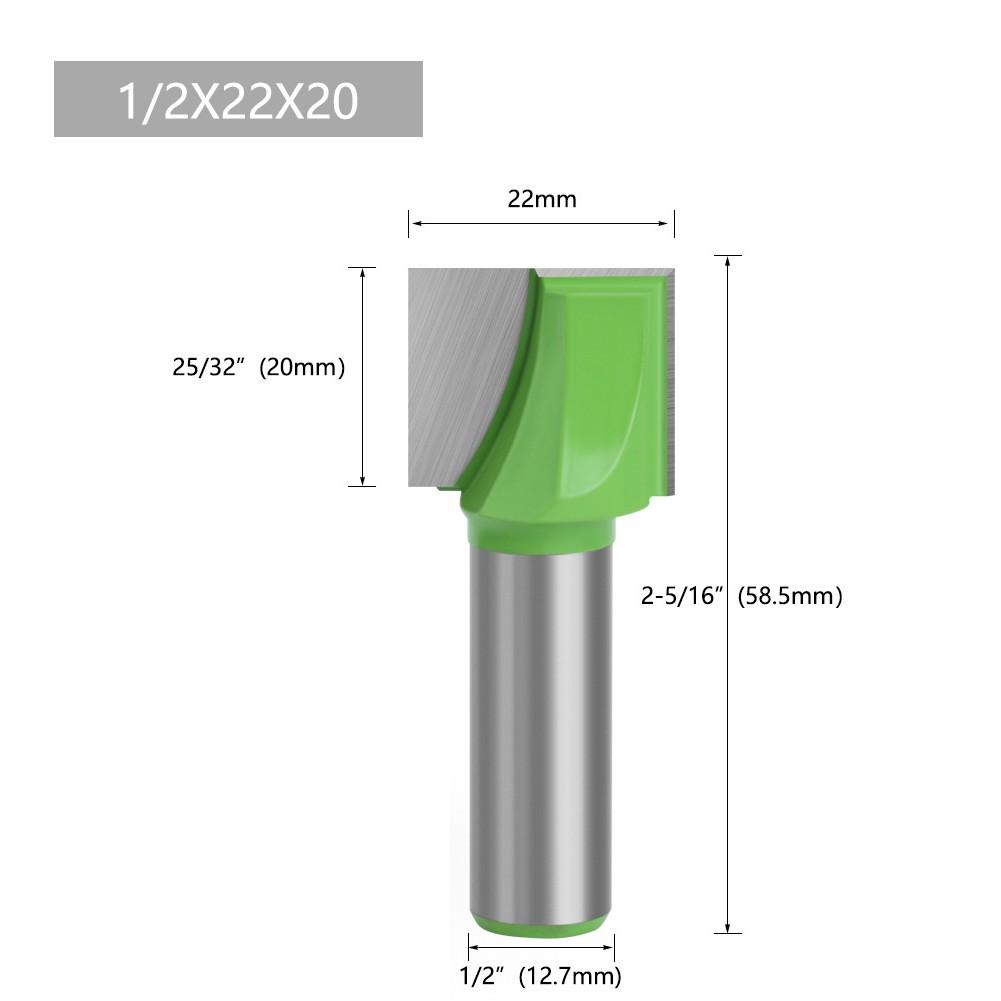 1PC 12.7mm Router Bits Cleaning Bottom Engraving Shank Milling Cutter