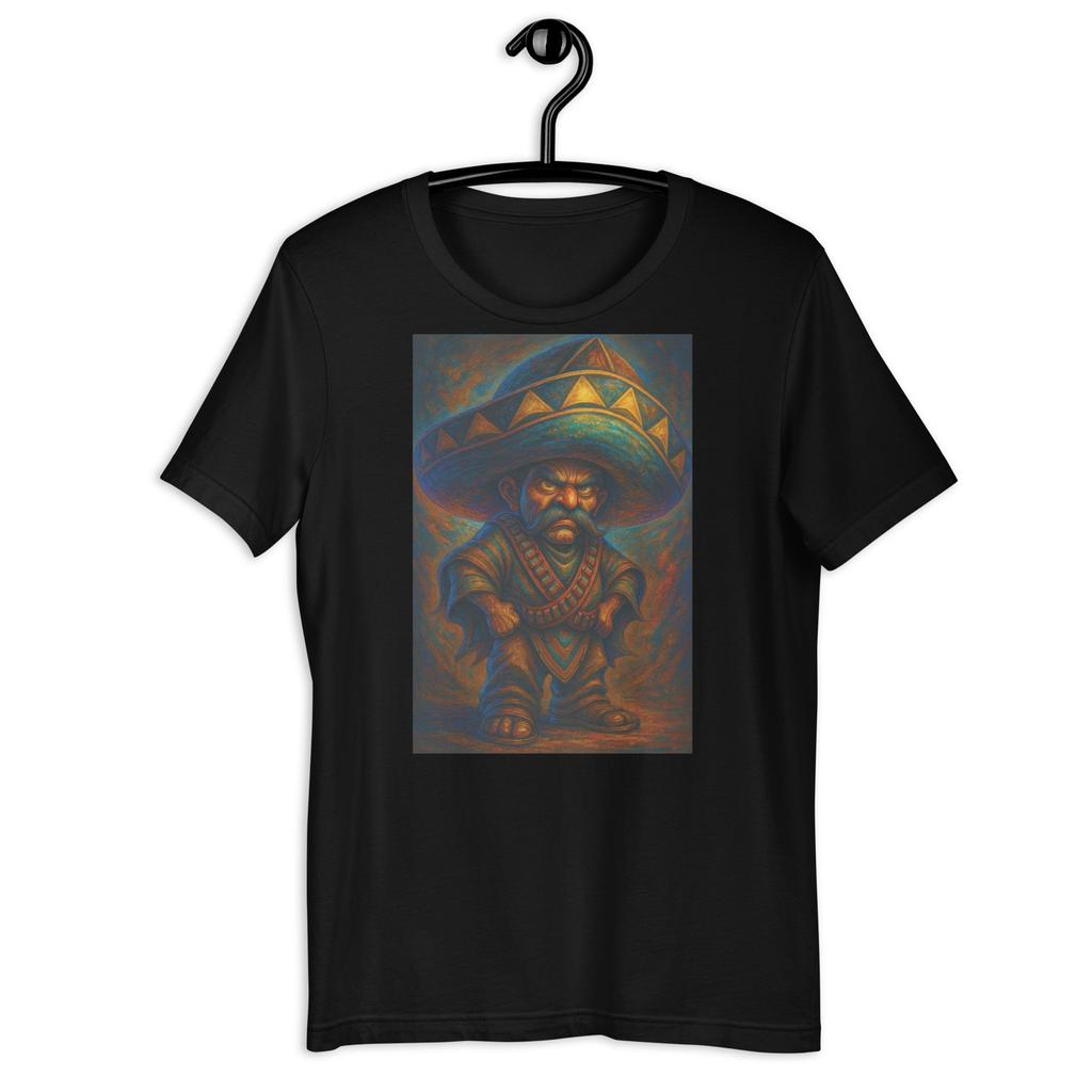 Mexican Sombrero Warrior Cartoon Tee Vintage Street Art