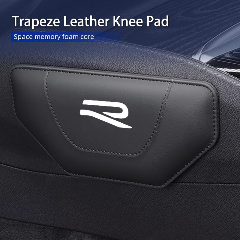 Car Leather Knee Pad Inside Knee Cushion Comfortable For Volkswagen VW Polo CC Bora Golf Jetta Lavida Lamando Magotan Passat GTI tg32