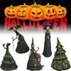 Whimsical Witch Resin Craft For Home And Garden Enhancement During Halloween