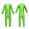1 Set Children Halloween Jumpsuit Green Furry Animal Cosplay Costume Includes Masque Gloves Scarf Set Photo