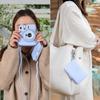 HIYQIN Instax mini 12 Чехол и набор Fujifilm Instax 12 с фотоальбомом на 28 штук Чехол для камеры Instax mini 12 с плечевым ремнем Чехол из искусственной кожи синего цвета, из 2 частей