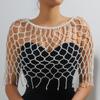 Elegant Pearl Waist Chain French Style Beaded Belt Pearls Tassel Shawl  Girlfriend Gift