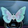 Butterfly Car Ornament for Center Console Air Outlet Adhesive Design Wing-Dancing Butterfly Decor