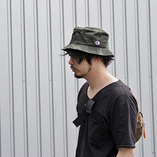 Champion Casual Bucket Safari Bucket Black [Champion] Hat, Men's Hat, Hat, Hat, Women's, Unisex,