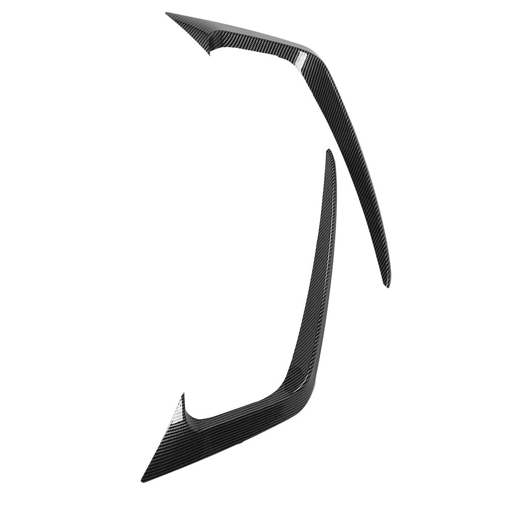 2 шт. Сплиттер боковых воздухозаборников переднего бампера Левый Правый Износостойкая накладка спойлера бампера для Fiesta ST MK6 2012–2017