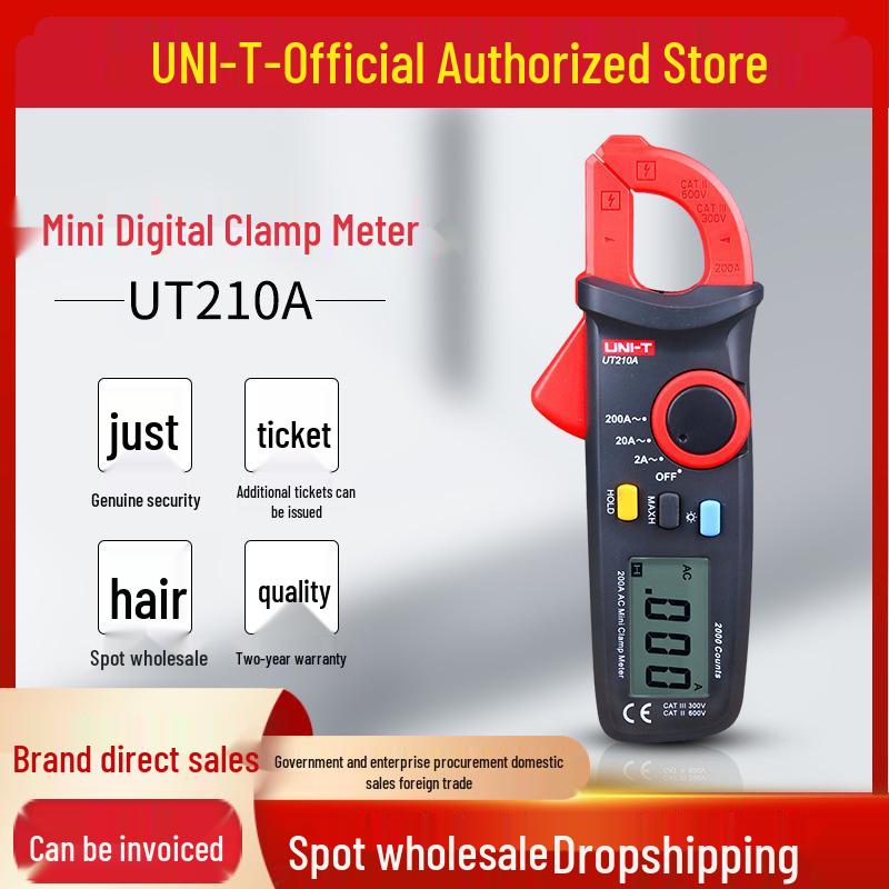 Uni-T UT210 Series Mini Digital Clamp Meter - AC Current Measurement