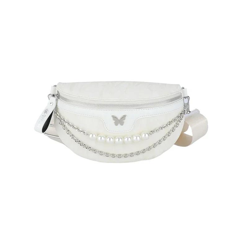 PU автомобильная строчка хит продаж поясная сумка на молнии бант повседневная нагрудная сумка универсальная мягкая популярная трендовая женская сумка через плечо