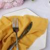 6pcs Rustic Cloth Napkin Washable Table Decoration Party Supplies Gauze Table Towel  Christmas