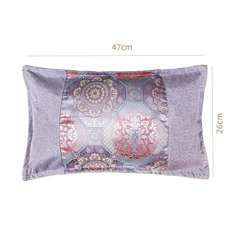 Herbal Neck Support Pillow - Washable, Multicolor, Traditional Chinese Medicine for Cervical Spine and Sleep Health