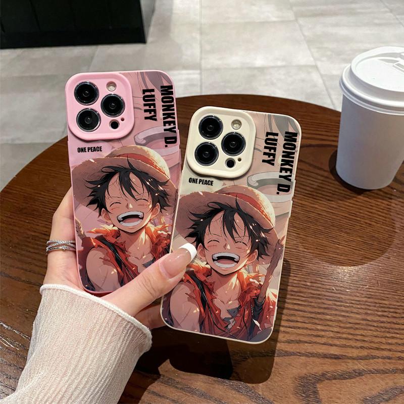 Поверхностные морщины и неровности чехол для телефона с рисунком Луффи защитный матовый чехол из ТПУ мягкий силиконовый чехол