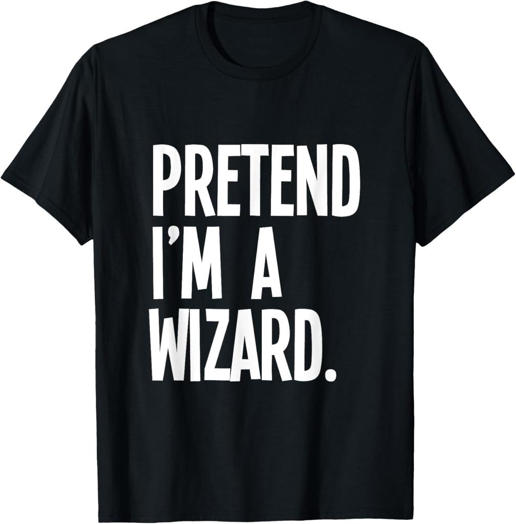 Pretend I'm A Wizard Funny Halloween Party Costume T-Shirt