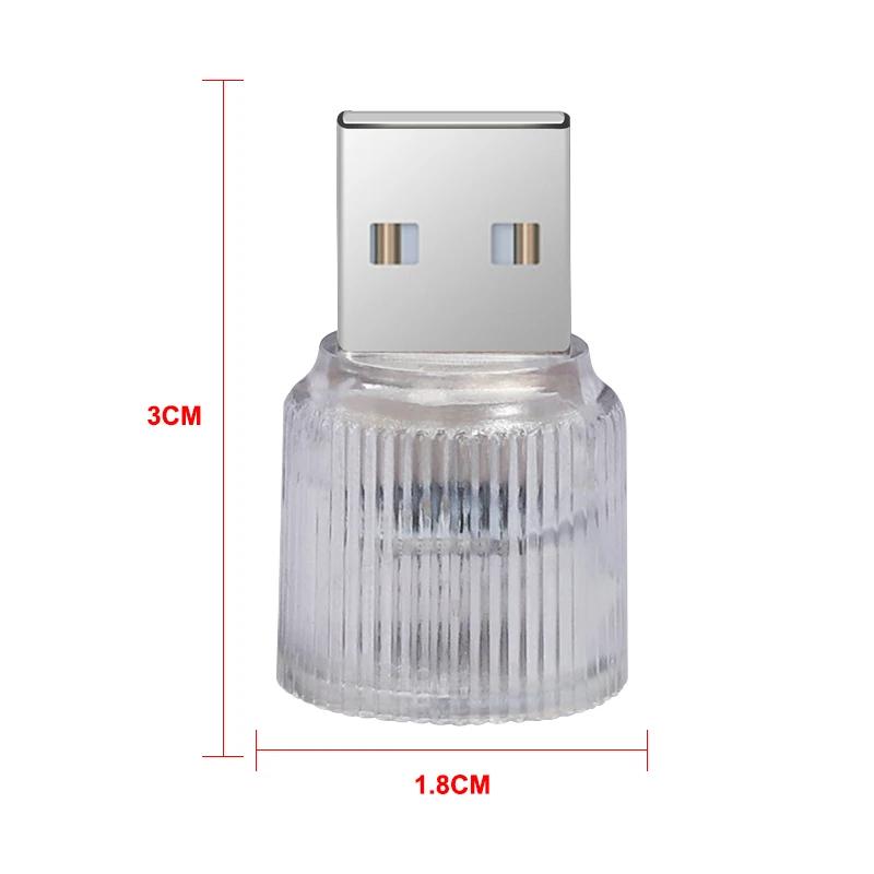 AABIH1 Car Emblem USB Atmosphere Light Portable Car Mini LED Lamp Caps Stickers For Mercedes-Benz C320 CL55 CL600 CL65 C240 C280 C320
