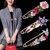 Tulip Corsage Safety Pin Brooch - Anti-Exposure Lapel Pin for Cardigans and Coats