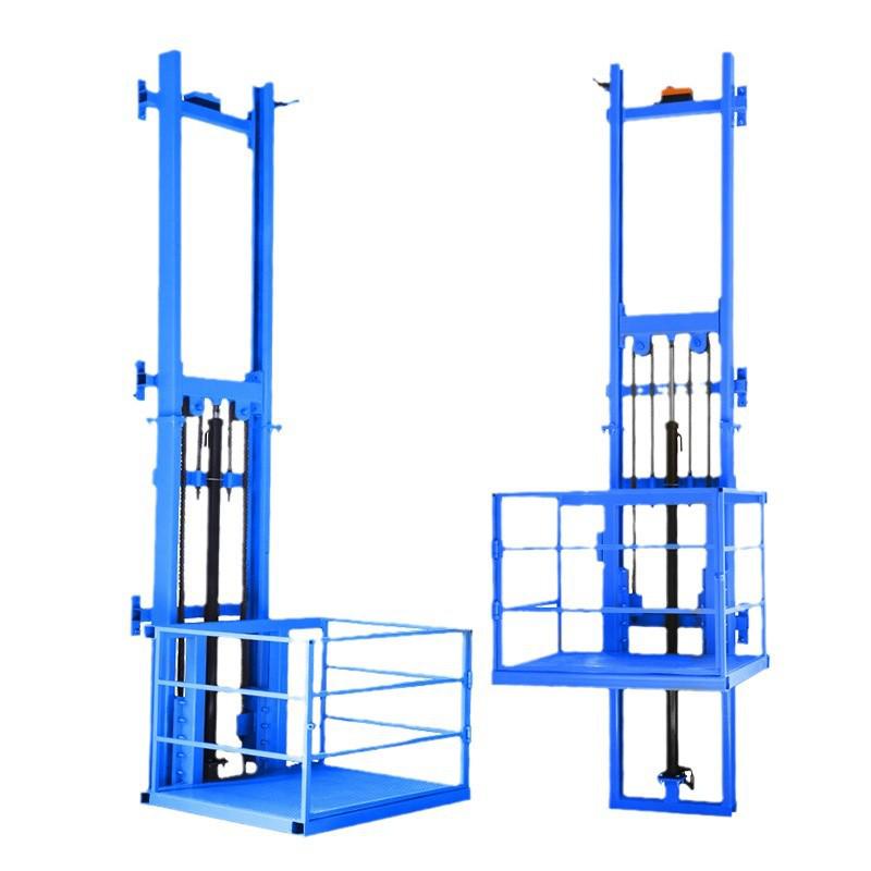 Electric Hydraulic Cargo Elevator Platform - Rail Type Lifting Machine
