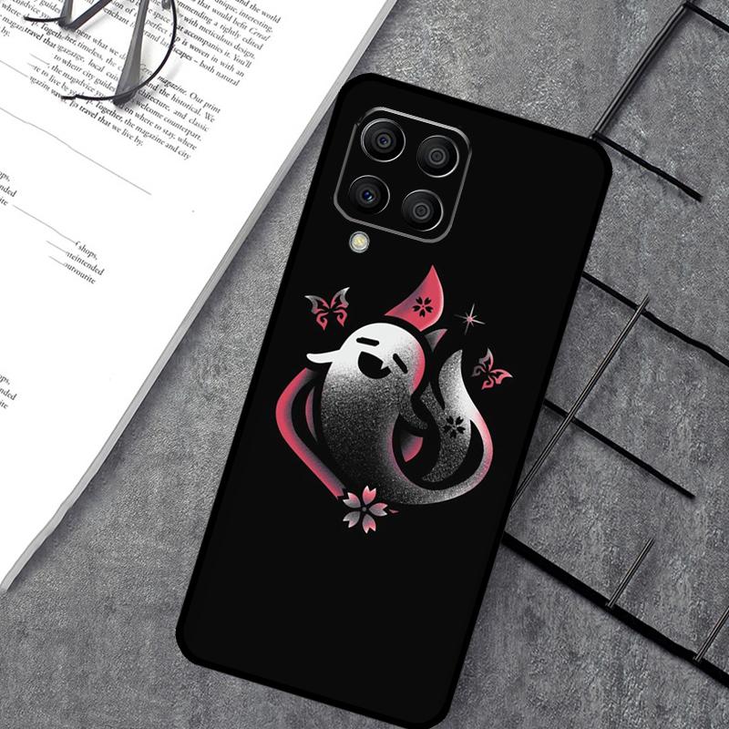 Чехол-призрак Ху Тао из Genshin Impact для Samsung Galaxy M14 M12 M11 M13 M15 M06 M16 M36 M56 M31 M53 M32 M52 M35 M55 M34 M54