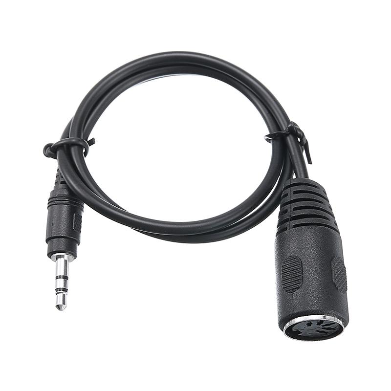 Мини-разъем 3,5 мм TRS «папа» на 5-контактный разъем MIDI DIN «мама» Кабель-переходник