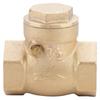 Golden Brass One Way Female Thread Swing Check Valve  Brass Check Valve Parts (DN15)