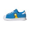 The Simpsons x Superstar Кроссовки для маленьких детей Мардж Симпсон Детские кроссовки Синий Облачно-белый Основной черный GZ1773